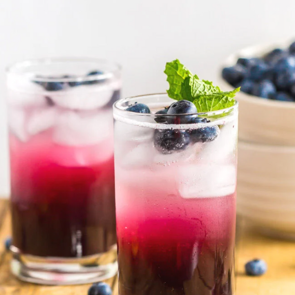 Cool off your summer with this Hemp Infused Blueberry Ginger Cooler